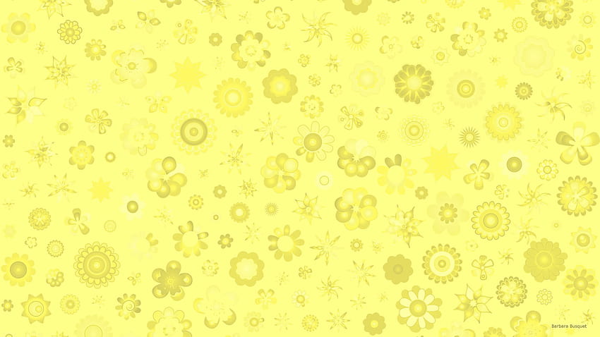 bright yellow patterns HD wallpaper