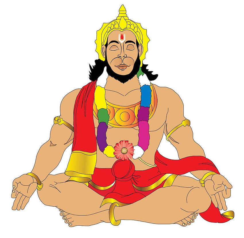Lord Hanuman Animato, di hanuman Sfondo HD