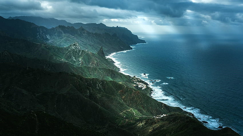 Tenerife Aerial View HD wallpaper