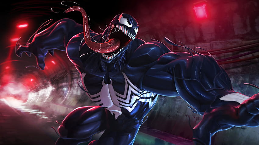 Venom Movie Tła, Venom Marvel Halloween Tapeta HD