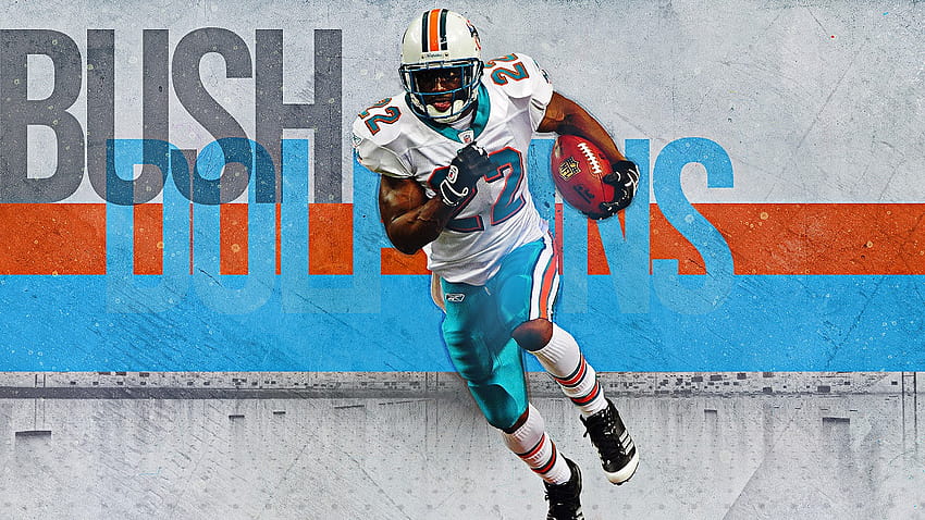 Reggie Bush Miami Dolphins - 5D Diamond Painting