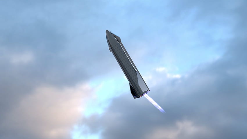 Le vaisseau spatial SpaceX pourrait faire son plus grand saut à ce jour, vaisseau spatial Fond d'écran HD