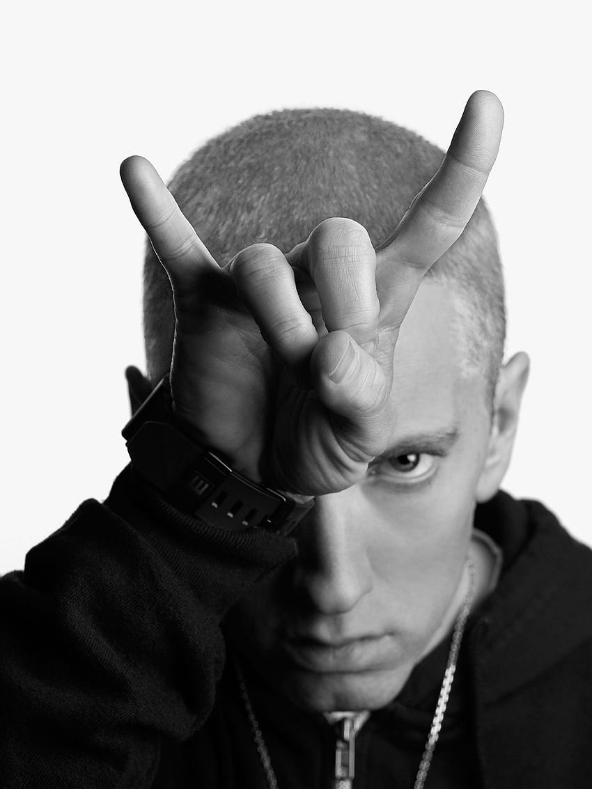 Eminem horns, eminem marshall mathers lp 2 iphone HD phone wallpaper