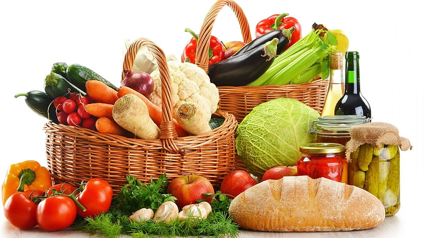 4 Healthy Food, protein food HD wallpaper