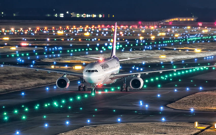 Japan, Kansai international airport, Airbus A330, international flights HD wallpaper