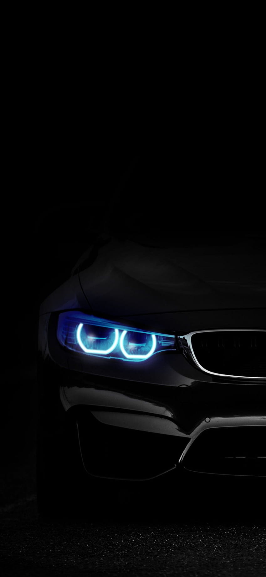 BMW M3 , Angel Eyes, Black background, Black/Dark, bmw m3 iphone HD phone wallpaper