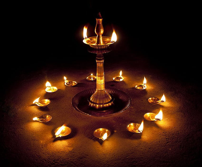 Celebrations of is the realization of a saga of the holy trrinity of, karthika deepam HD wallpaper