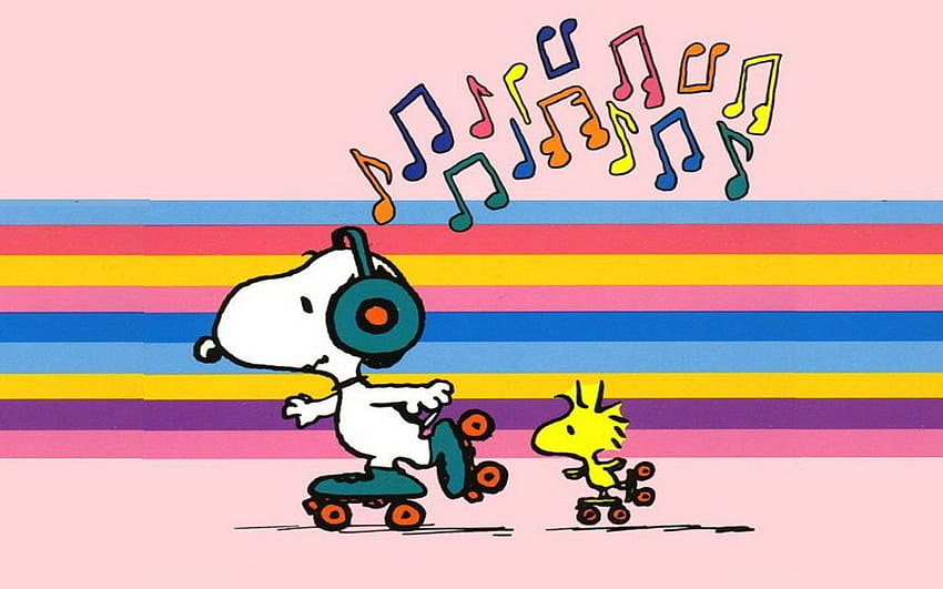 snoopy spring time HD wallpaper
