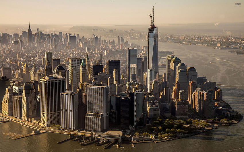 New York City Skyline Day USA America [2880x1800] untuk , Ponsel & Tablet, kota hari Anda Wallpaper HD