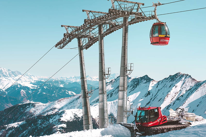 cable car , backgrounds, cable car winter HD wallpaper