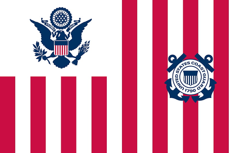 File:Ensign of the United States Coast Guard.svg Sfondo HD