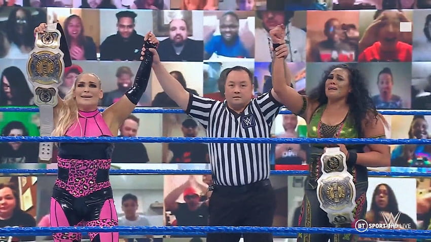 Natalya and Tamina Snuka Win The WWE Women's Tag Team Titles HD wallpaper