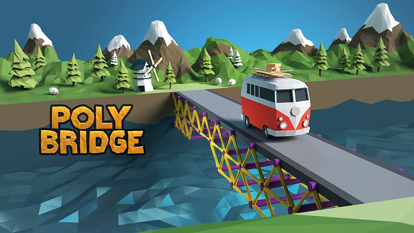 Poly Bridge für Nintendo Switch, Poly Bridge 2 HD-Hintergrundbild