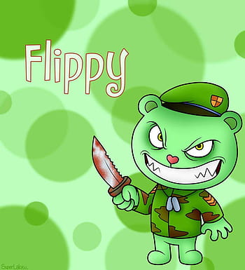 happy tree friends flippy anime wallpaper