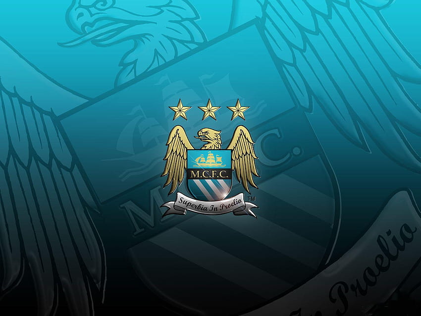 Logo Manchester City Fc, logo della città dell'uomo Sfondo HD