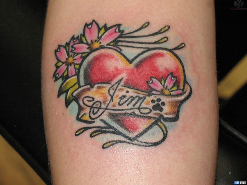 Galleria del disegno del tatuaggio del cuore, tato Sfondo HD