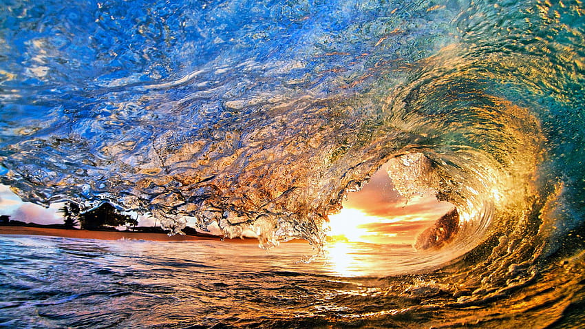 Sea, , Ocean, Water, sunset, sunrise, sun, for sea HD wallpaper