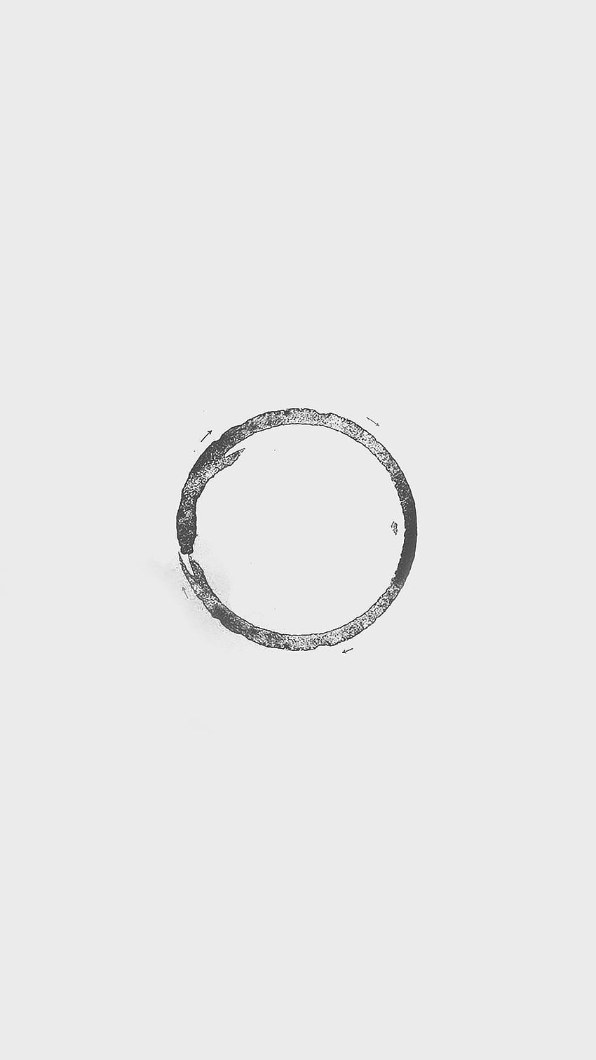 Enso Circle, enso iPhone HD-Handy-Hintergrundbild