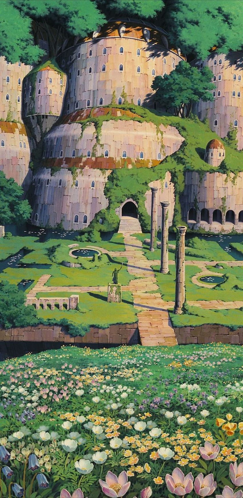 73 Studio Ghibli, pemandangan ghibli wallpaper ponsel HD