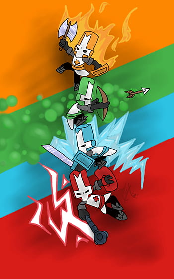 Download Orange Knight (Castle Crashers) wallpapers for mobile phone,  free Orange Knight (Castle Crashers) HD pictures