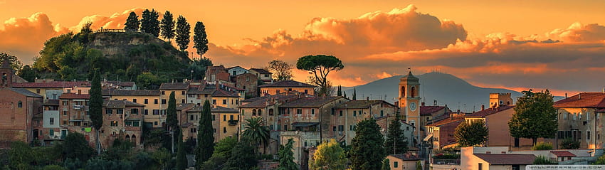 Tuscany Italy Villages Ultra Backgrounds for U TV : & UltraWide & Laptop : Multi Display, Dual Monitor : Tablet : Smartphone, italian village HD wallpaper