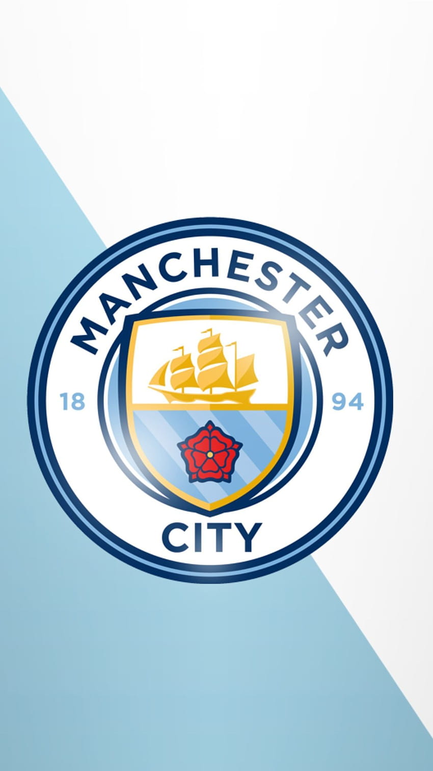 Manchester City Logo, man city aesthetic HD phone wallpaper