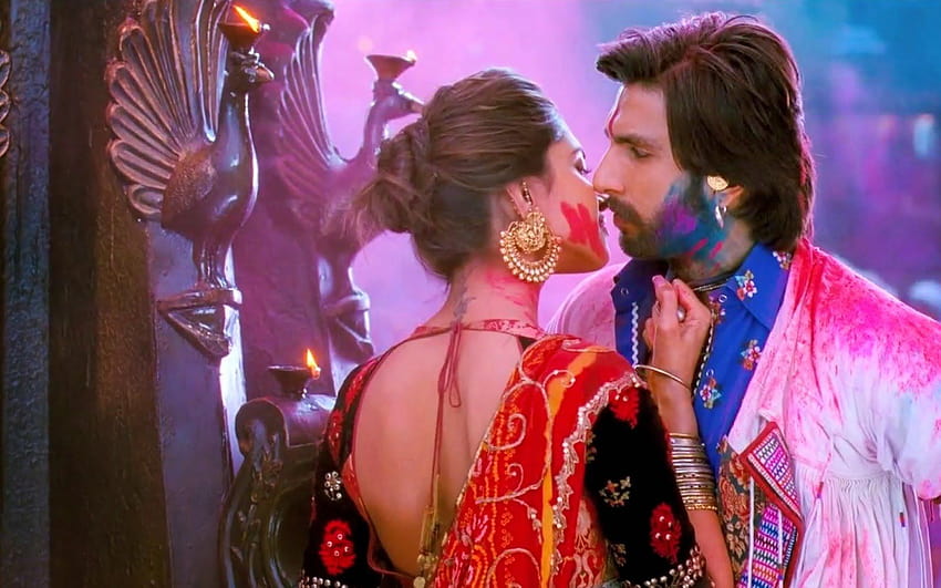 Holi con una coppia romantica di Bollywood, holi di Bollywood Sfondo HD