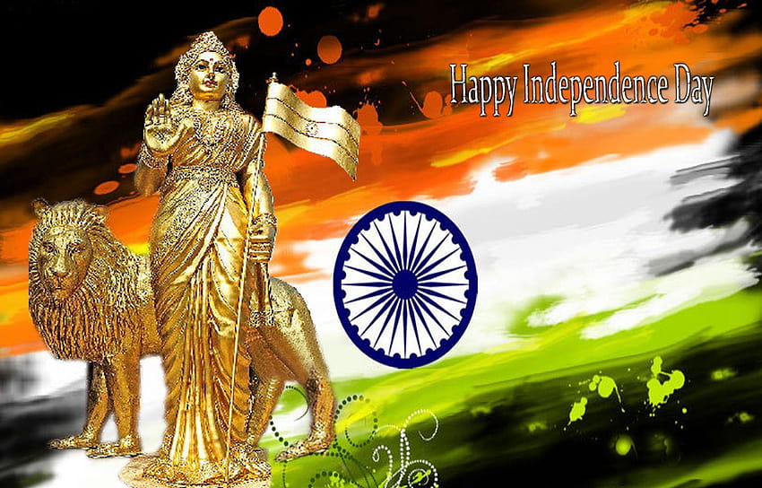 of india's independence day, i love my india HD wallpaper
