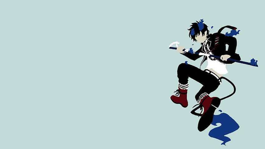 Blue Exorcist Minimalist by housesofwolves, ao no exorcist HD wallpaper