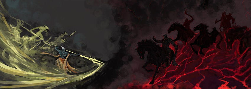 PL vs Chaos : DotA2, chaos knight HD wallpaper