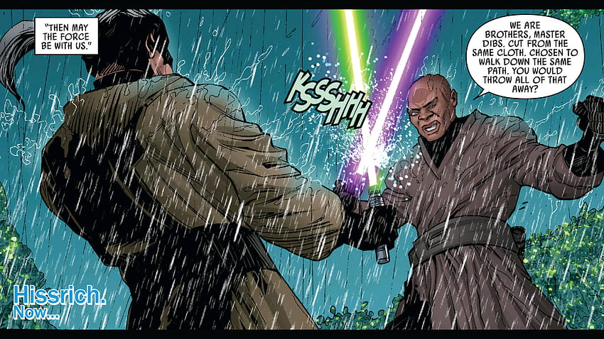 Pembaca Dapatkan Jendela ke Masa Lalu Mace di Marvel's Star Wars: Jedi of the Republic – Mace Windu, lemparan lightsaber Wallpaper HD