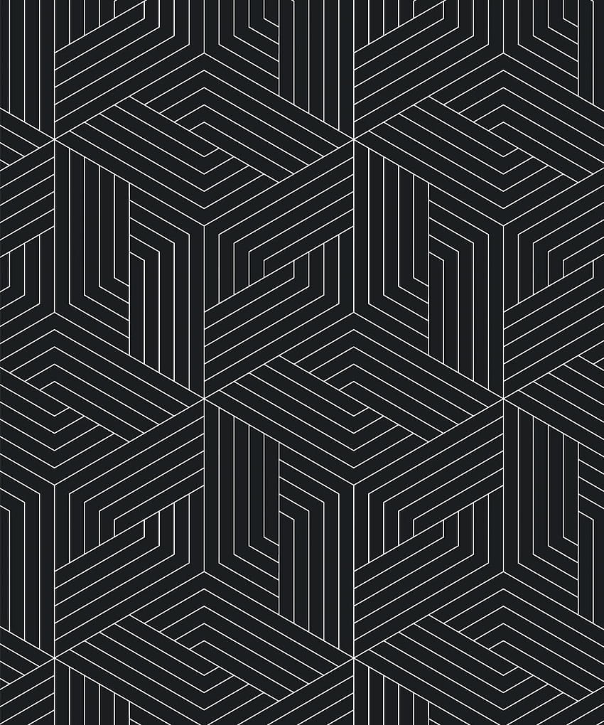 Black And White Geometric, geometry black HD phone wallpaper | Pxfuel