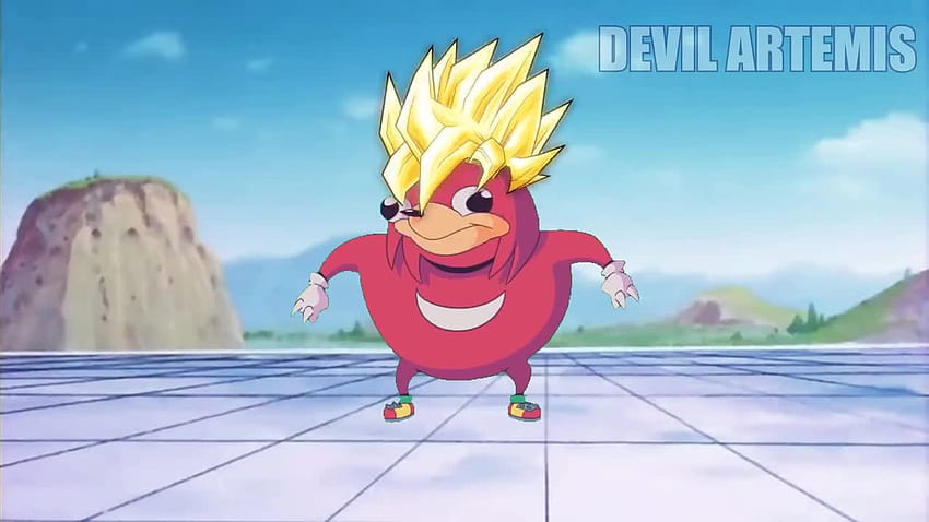 Perfect Cell Vs SUPER Ugandan Knuckles GIF by HD wallpaper