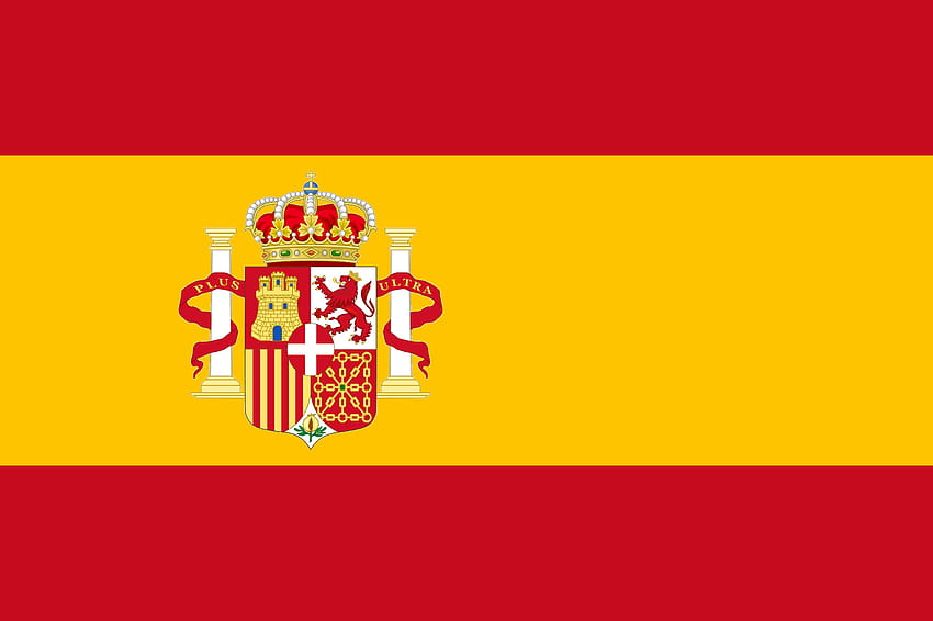 PNG da bandeira da Espanha, fundo da bandeira da Espanha papel de parede HD