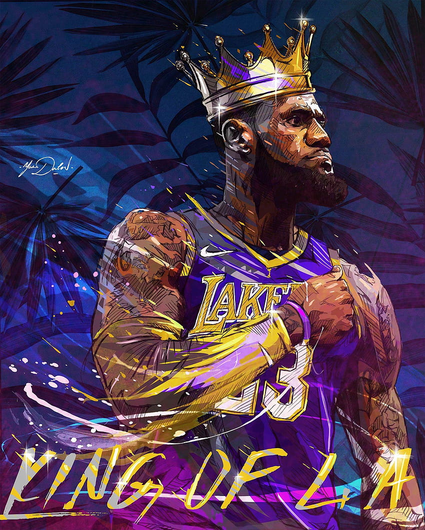 Lebron James Lakers 2018 NBA Fond d'écran de téléphone HD