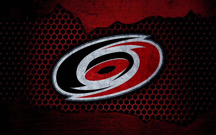 Carolina Hurricanes, Logo, NHL, Hockey, Logo der Ostkonferenz HD-Hintergrundbild
