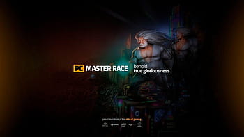 pc master race wallpaper gabe