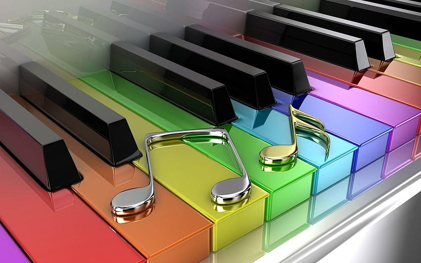 Music : Colorful Music Notes High Quality with, musical symbols HD wallpaper