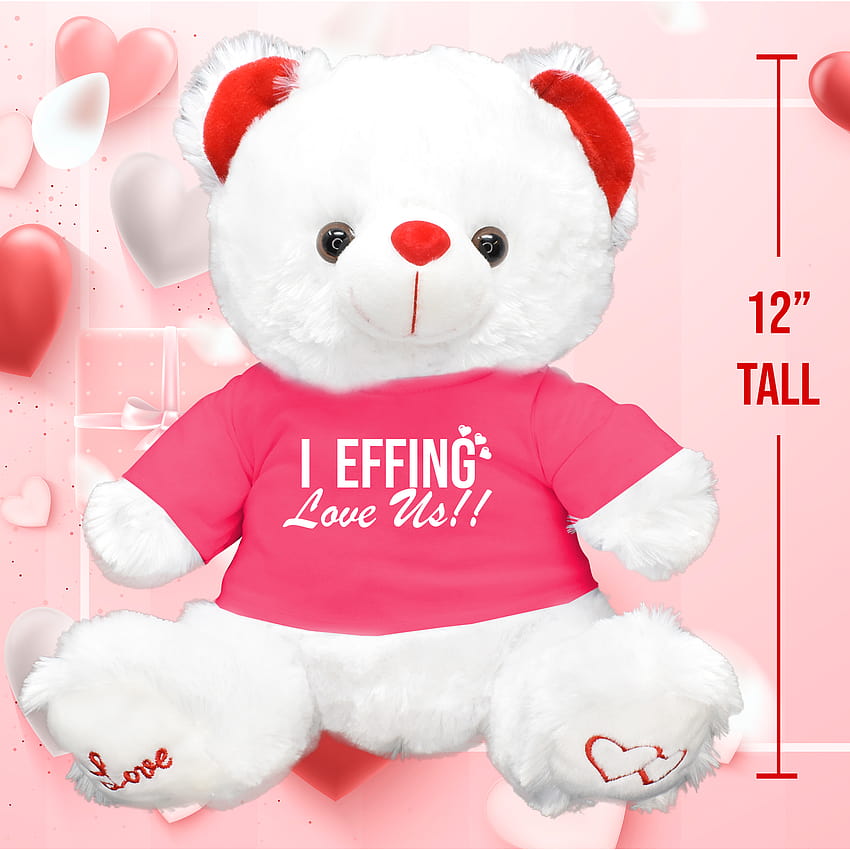 Effing Love Us Sevgililer Günü Galentines Hediyeleri Teddy Bear Kadınlarının En İyi Arkadaşı Kız Arkadaşı, sevgililer günü oyuncak ayıları HD telefon duvar kağıdı