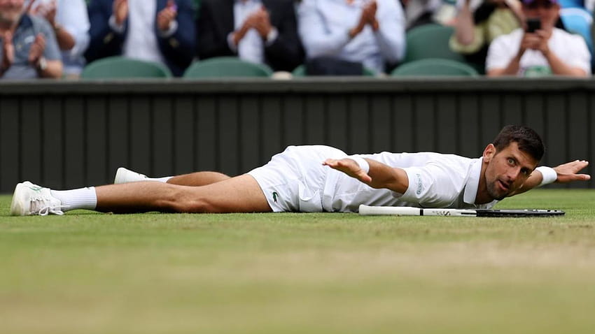 Wimbledon 2022: Novak Djokovic supera Jannik Sinner em cinco, novak djokovic campeão de wimbledon 2022 papel de parede HD
