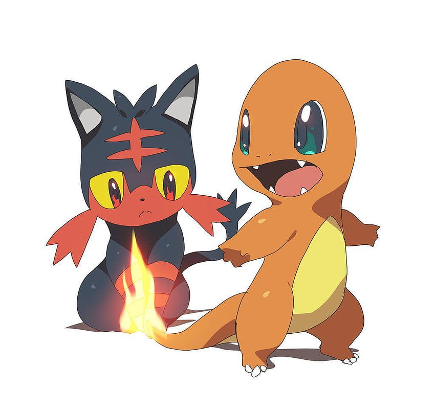 litten-and-charmander-hd-wallpaper-pxfuel