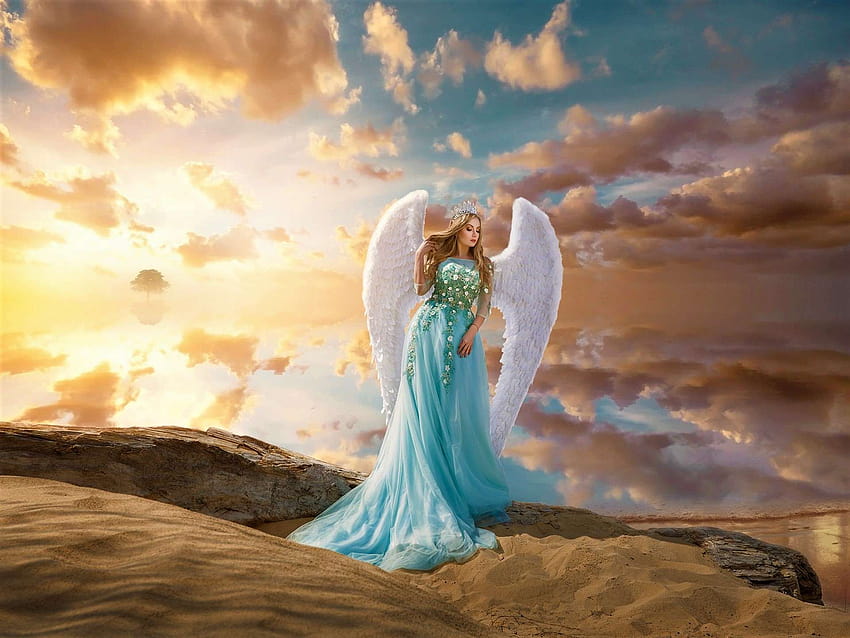 Beautiful Angel, angels from heaven HD wallpaper | Pxfuel