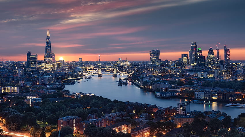 Beautiful London City View HD wallpaper