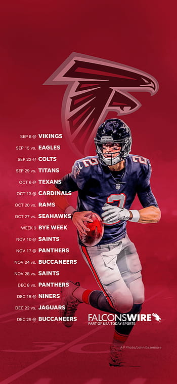 2020 Atlanta Falcons Schedule Wallpapers on Behance