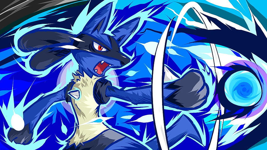 Pokemon Strategy Guide Lucario/Mega Lucario HD wallpaper