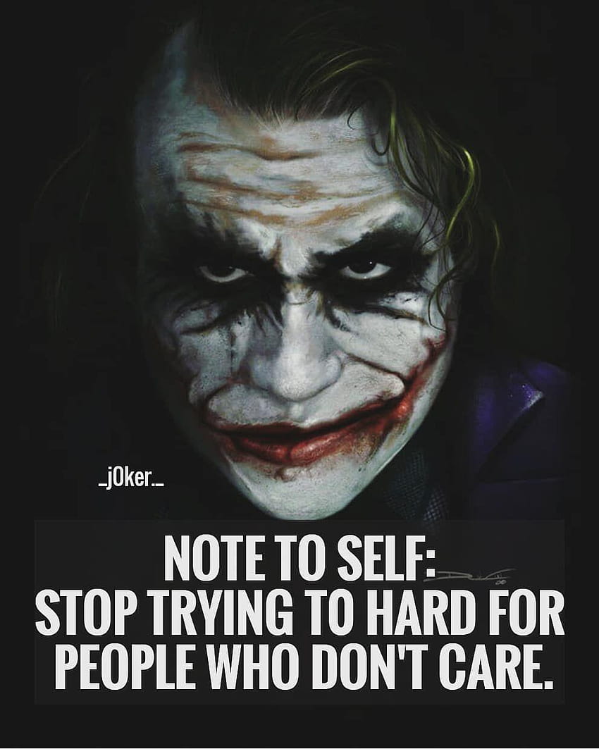 Joker Heath Ledger su Instagram: “Commento sì se sei d'accordo, citazione di Joker Sfondo del telefono HD