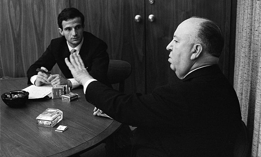 Newwavefilm, Kent Jones'un filmi 'Hitchcock/Truffaut' üzerine francois truffaut ile röportaj yapıyor HD duvar kağıdı