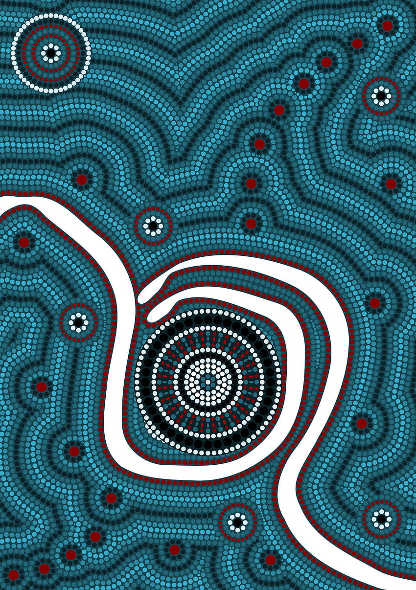 9 Aborigènes, peintures aborigènes Fond d'écran de téléphone HD