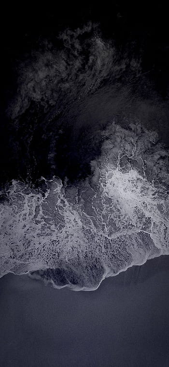 HD wallpaper White and Black Sea Waves aerial shot blackandwhite dark   Wallpaper Flare