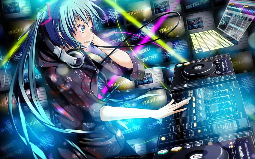 8 Anime Music, music lover anime HD wallpaper